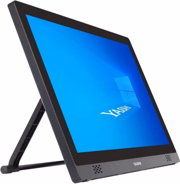 Monitor Touch Yashi YZ2209 da 21,5 pollici LED IPS Full HD con 10 tocchi capacitivi, Nero – 1