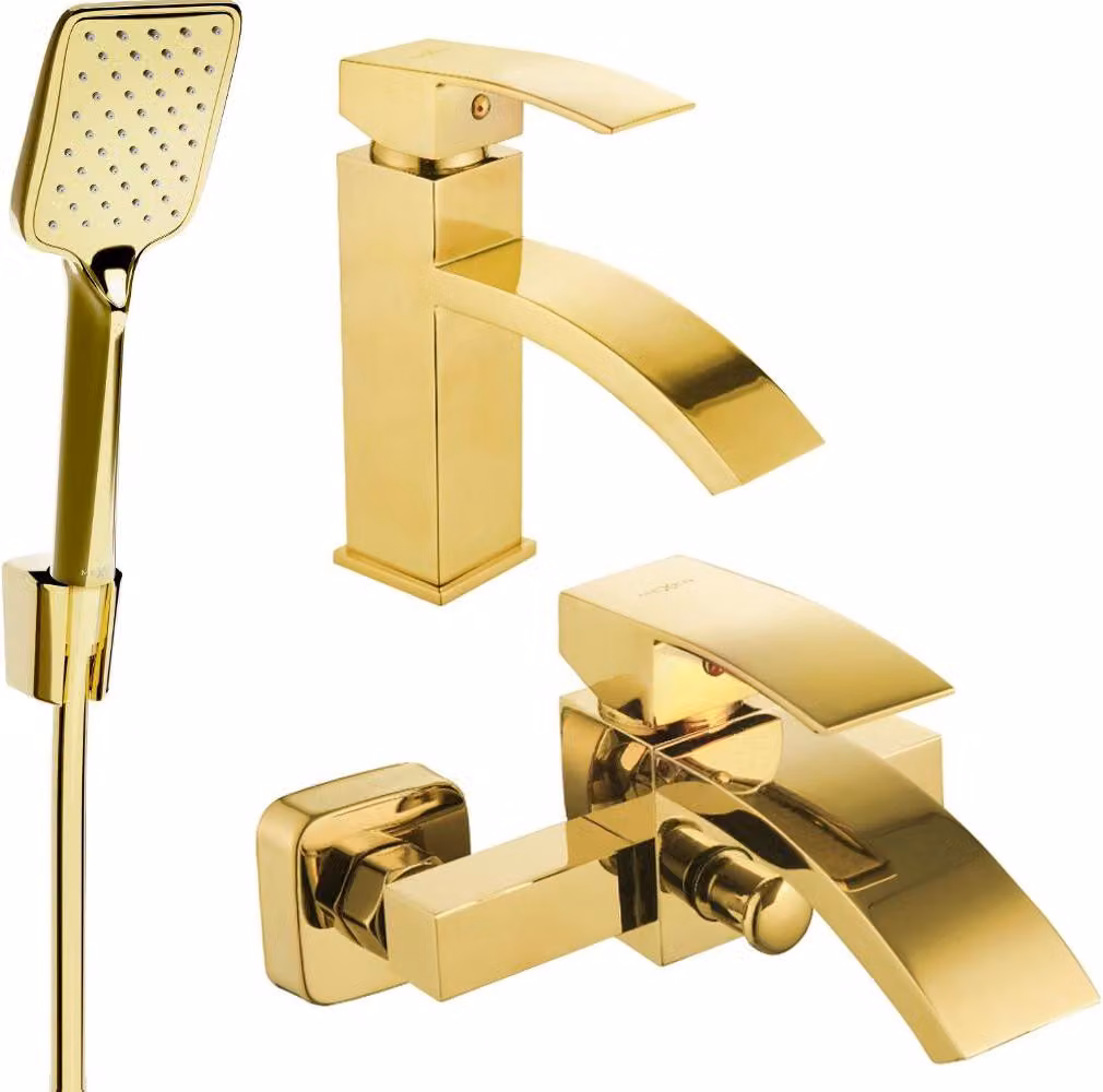 Mexen Libra R62 set da bagno, dorato - 745103R62-50