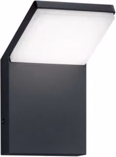Applique da esterno LED Pearl di Trio Leuchten in alluminio colore grigio con protezione IP54 e luce bianca calda