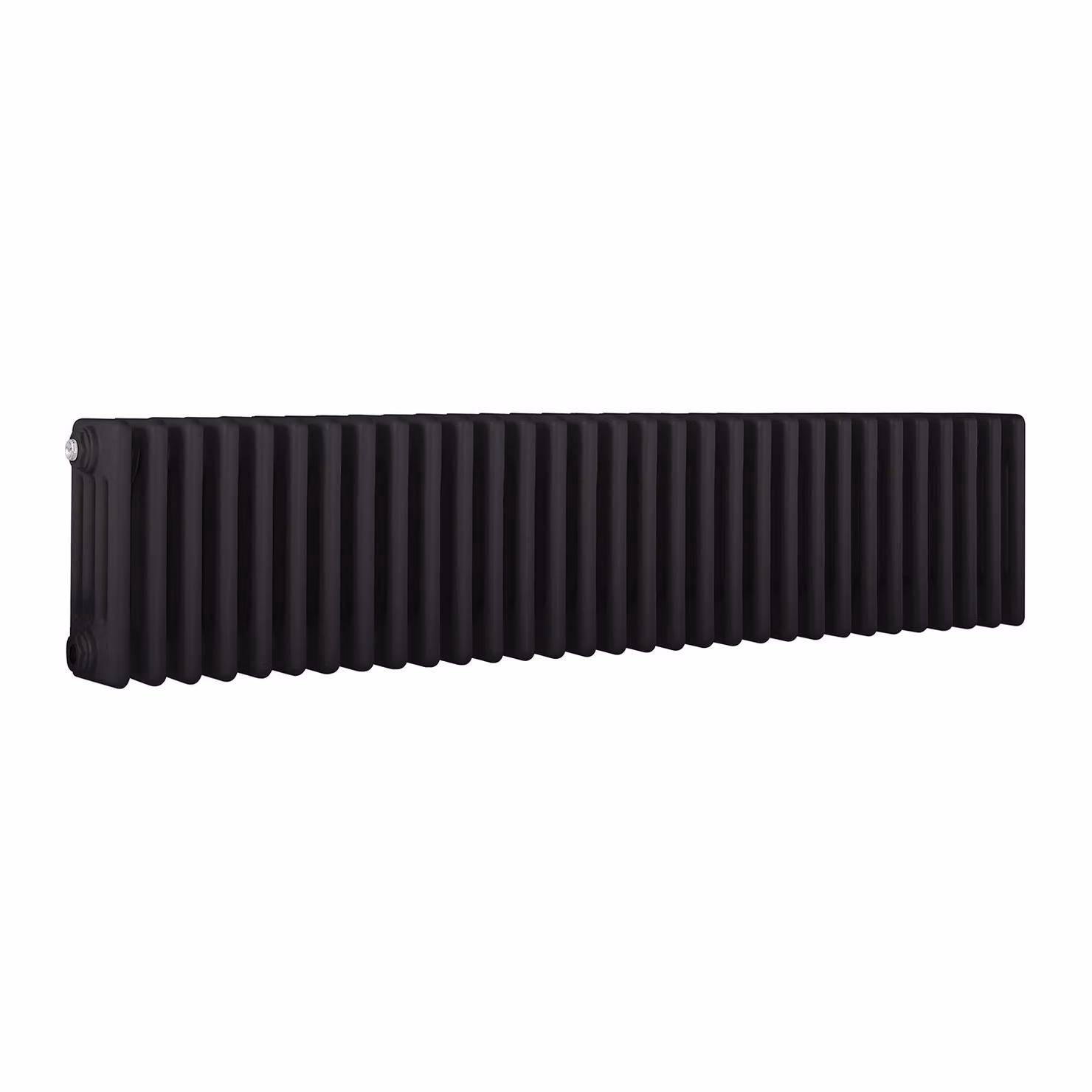 Radiatore Orizzontale a Colonne (4 Colonne) 300mm x 1415mm - Nero (Midnight Nero) - Regent