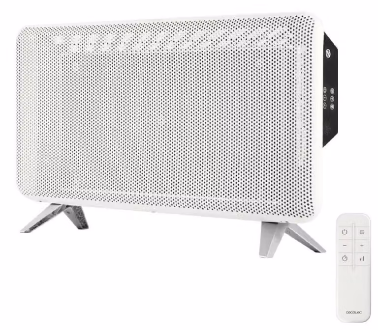 Cecotec Radiatore Elettrico a Basso Consumo ReadyWarm 2000 Graphene. 1800W, Termostato 15-40ºC, Timer 12h, Telecomando
