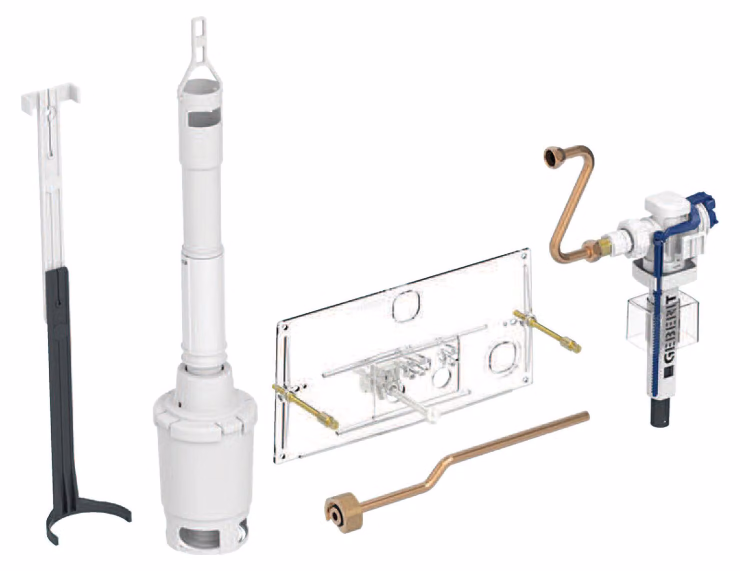 Set de transformation Geberit, pour chasse d'eau à encastrer type 16.000, 215.421.00.5, 215.421.00.5