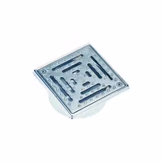 Dallmer attacco VSR 15, griglia piena, antiscivolo, bloccata, 150 x 150 mm