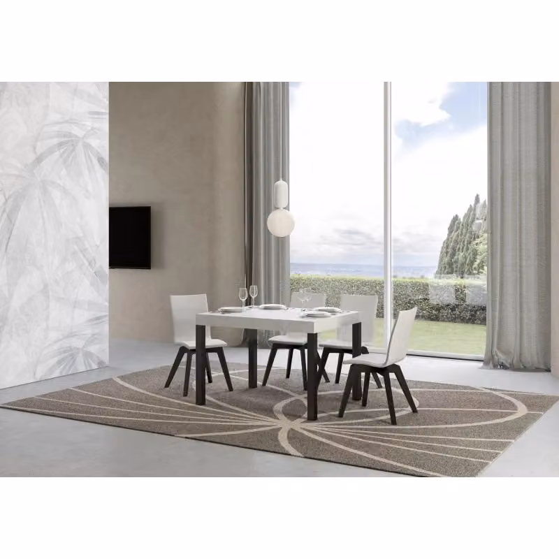 Tavolo allungabile Everyday Itamoby Bianco Frassino e Antracite L: 110 cm, P: 70 cm, H: 77 cm – 2
