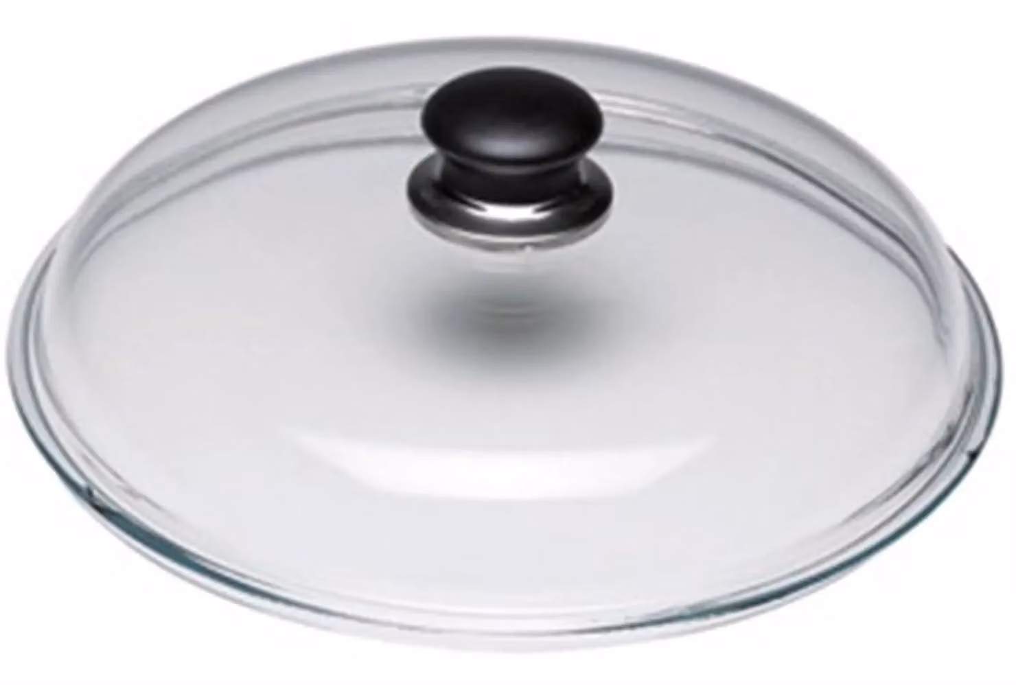 Coperchio in vetro con manopola linea Positano, diam.24cm