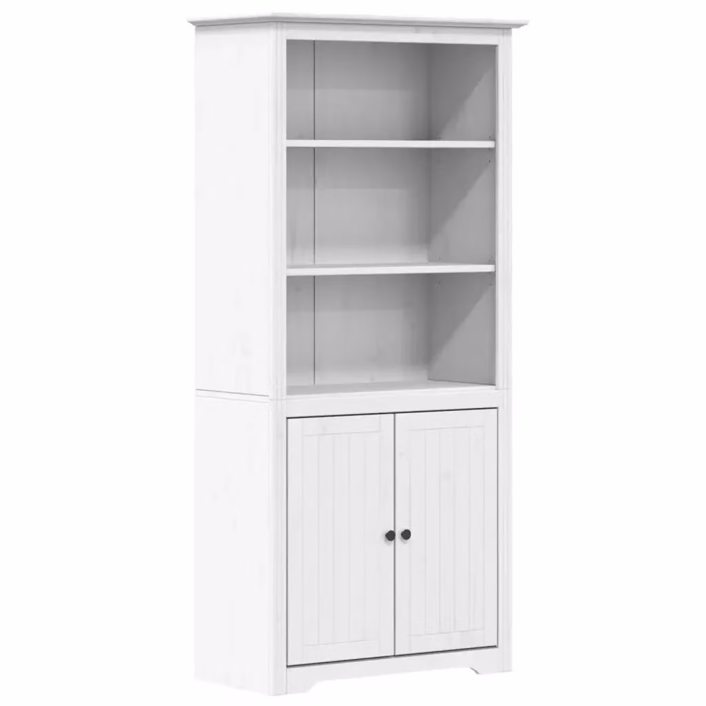 Libreria BODO vidaXL in Legno di Pino Bianco Lacquered, L 82 cm, P 40 cm, H 173 cm – 2