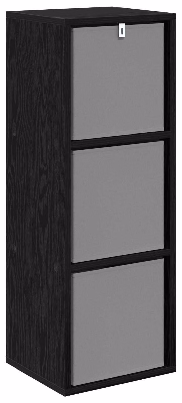 Credenza con cassetto Rovere Nero 30,5 x 27 x 84,5 cm