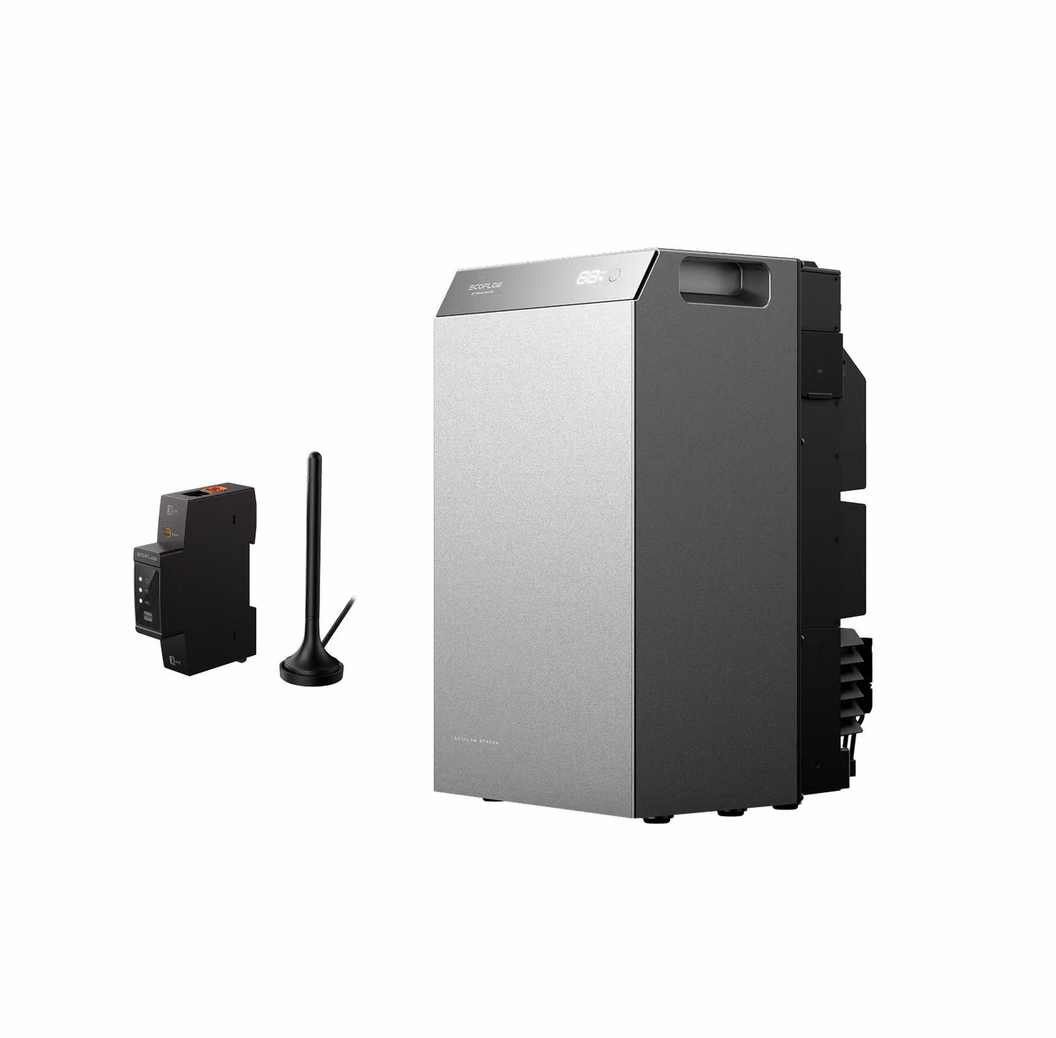 Impianto fotovoltaico da balcone EF EcoFlow STREAM 5000 con accumulo a batteria da 5 024 kWh, ingresso solare da 5.000 W (4 MPPT)