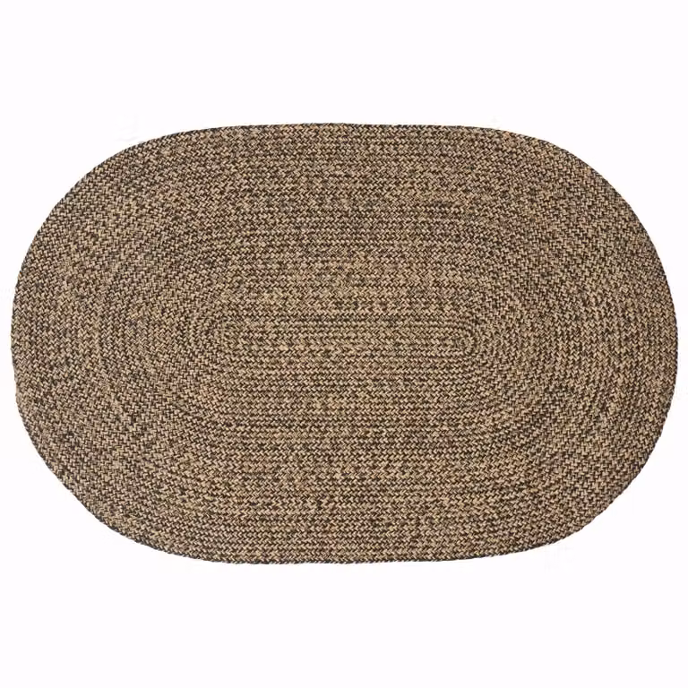 Tappeto in juta vidaXL moderno nero L: 100 cm x P: 152 cm
