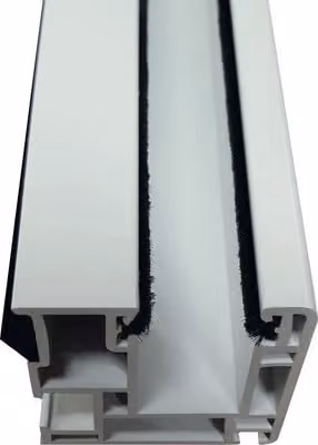 Barra di guida per tende a rullo bianca 42x42x1400 mm