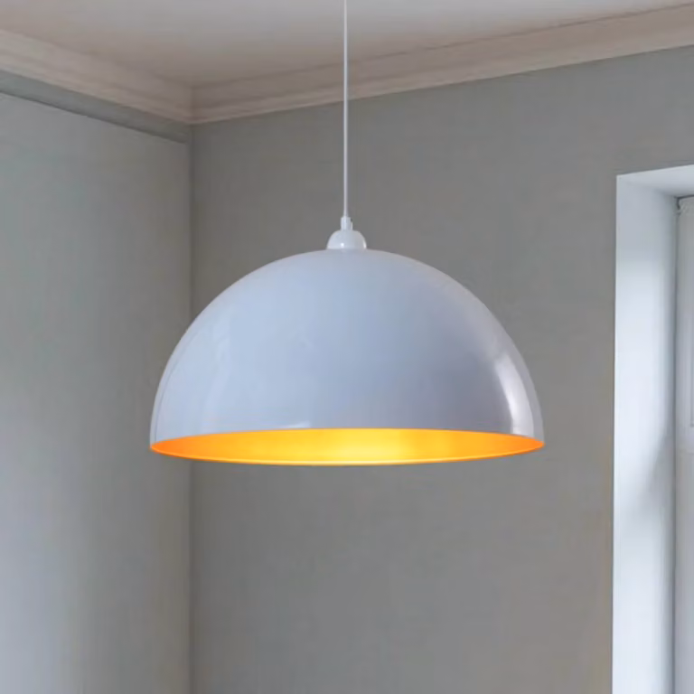 Lampada a sospensione Lipeo ROYALTECH, dimmerabile, Bianco / Opale, Soggiorno / Sala da pranzo, Metallo, Lampada a sospensione