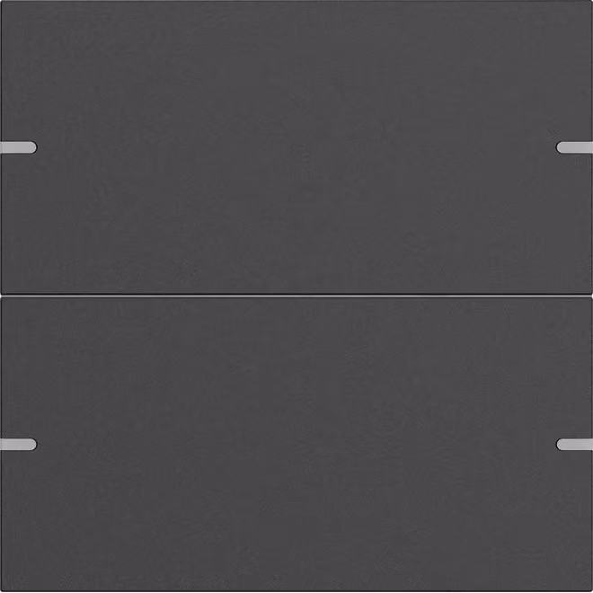 Set di pulsanti a bilanciere Gira 2f, sensore a sfioramento, 4,95, alluminio antracite (laccato) 5022928