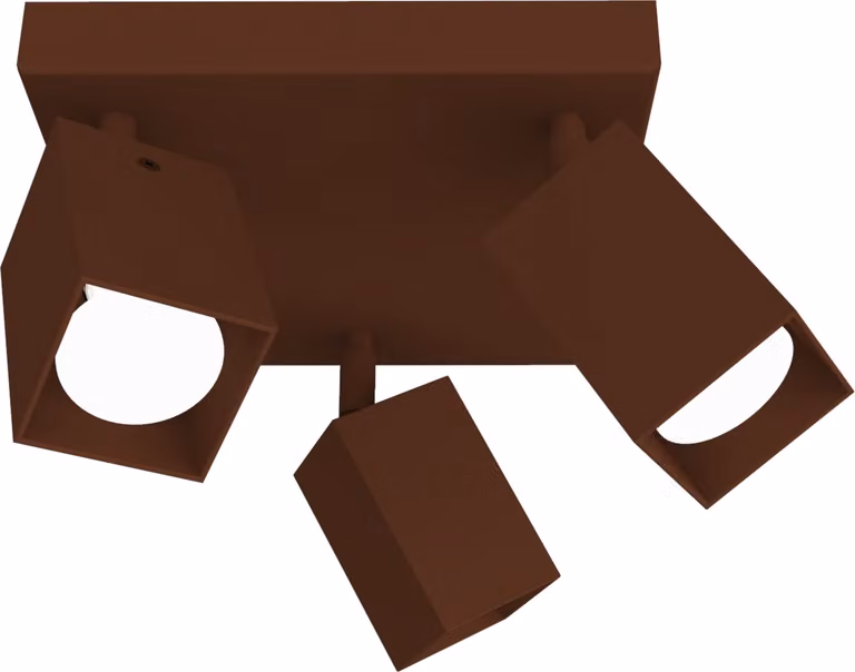 Brick Q Lampada Da Soffitto X3 Monocolore Opaca