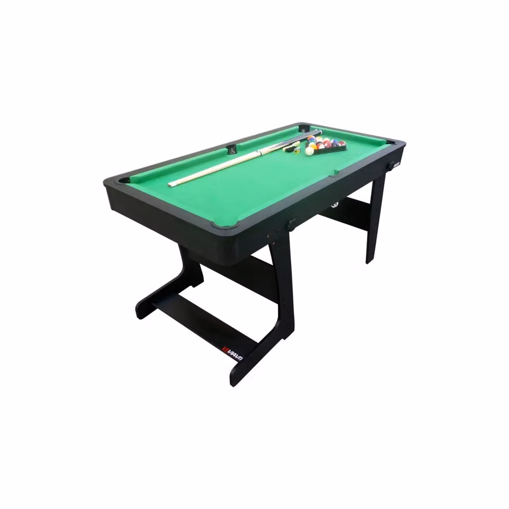 Tavolo da biliardo pieghevole Viavito Modello PT100X con accessori inclusi disponibile in blu, nero o verde – 2