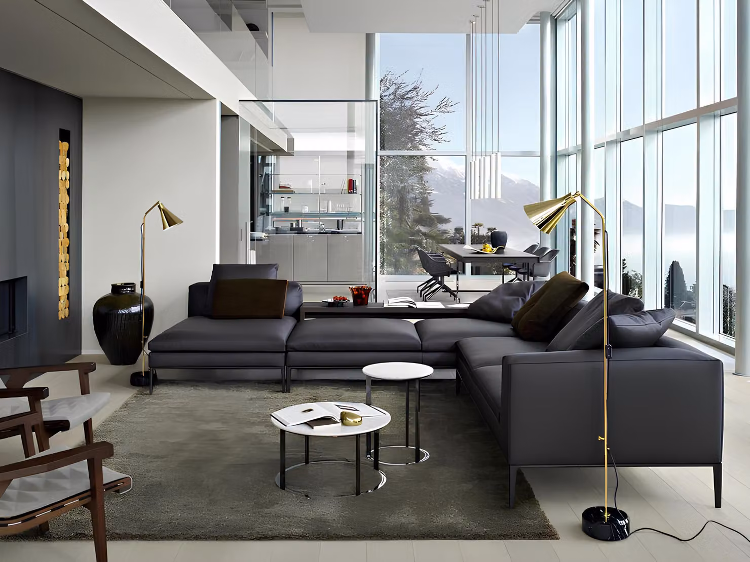 L-Form Ecksofa Wohnlandschaft Eckgarnitur Sofa Couch Polster Wohnlandschaft