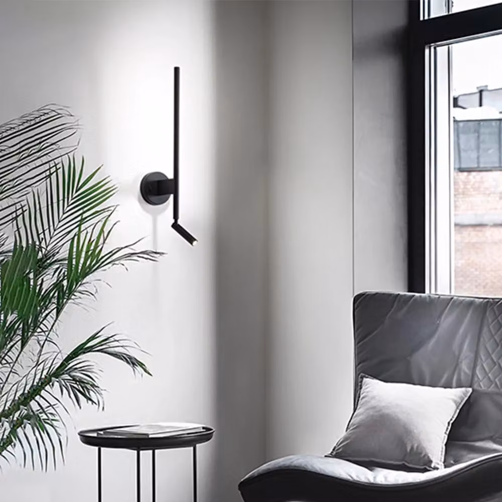 Applique Moderna Ramon Perenz in Metallo Nero con LED 12W 3000K Luce Up and Down – 2