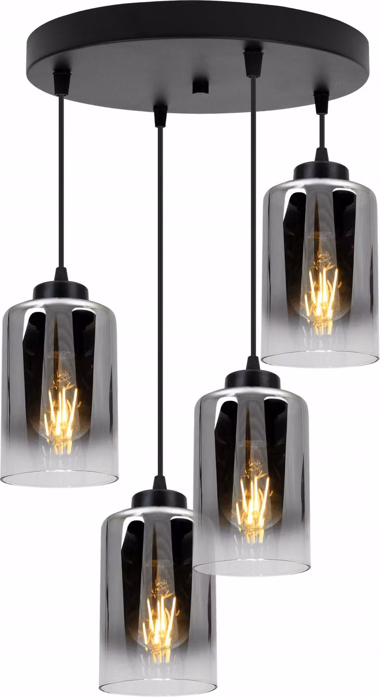 Moderna Ed Elegante Lampada A Sospensione Con Paralume In Vetro