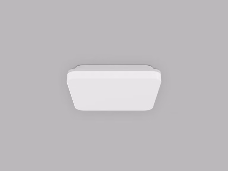 Apparecchio LED a soffitto SQUARE III CRI90 IP54, Variante: SQUARE III, 280 x 280 mm, 23 W, 2300 lm, bianco, 3CCT
