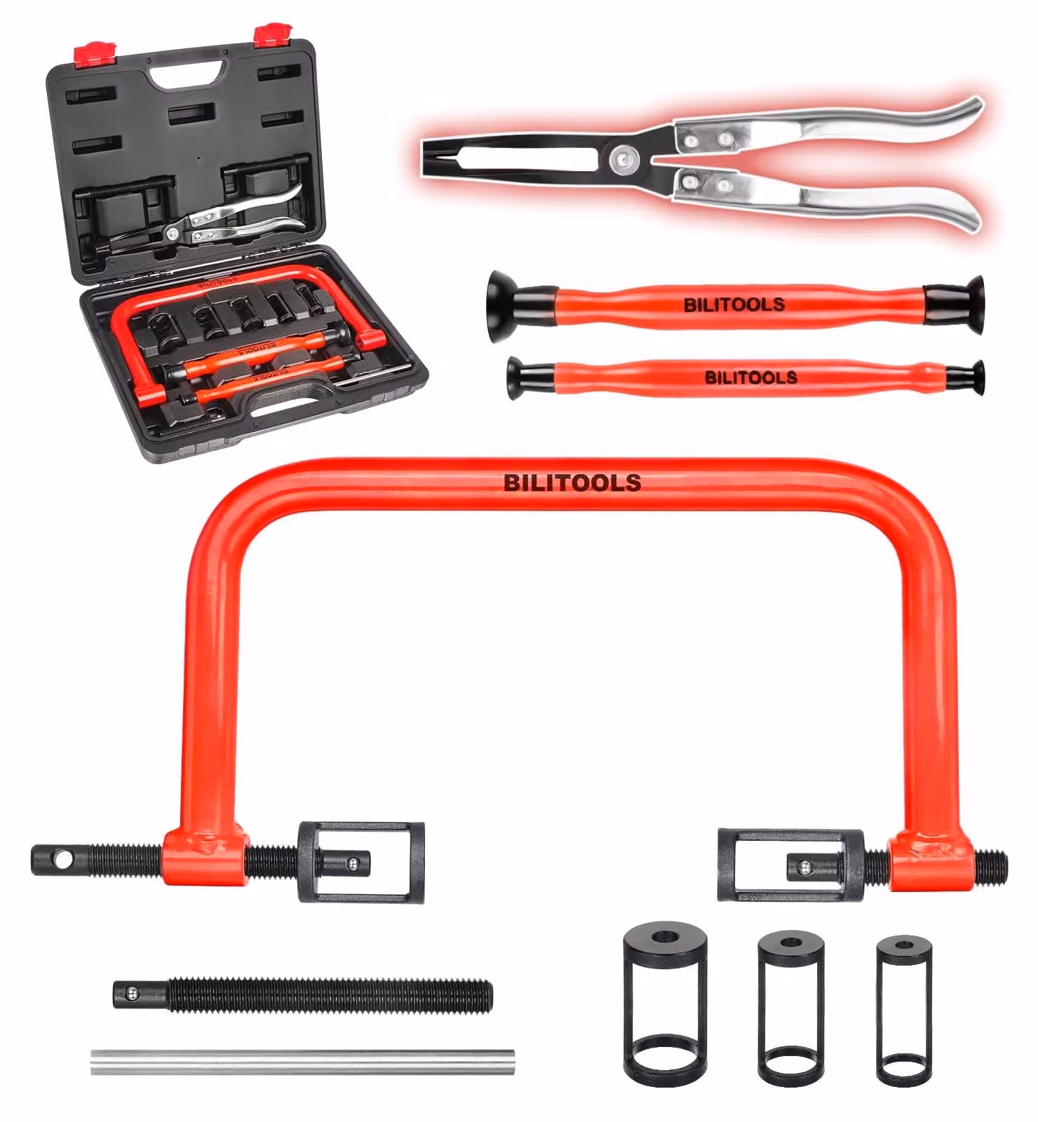 Set di 13 utensili per compressori a molla a leva
