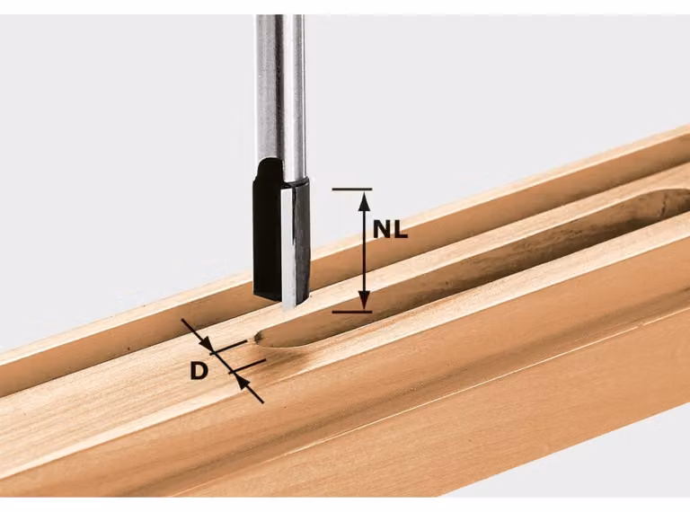 Fresa per scanalature Festool HW con gambo da 8 mm HW S8 D18/30 | 490969