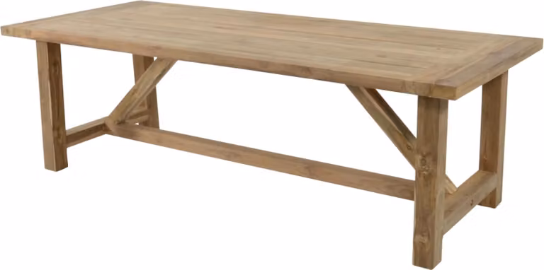 Tavolo - Castello - 240x100x76 cm - Teak riciclato - Country Design