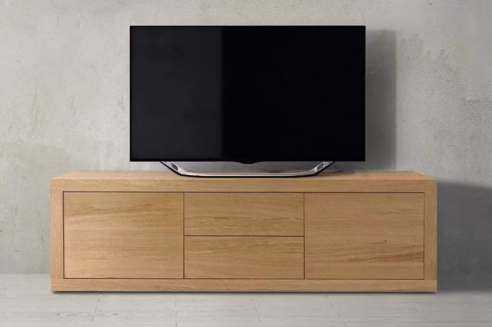 Porta TV moderno in rovere naturale Mobili 2G L: 170 cm, P: 45 cm, H: 50 cm – 3