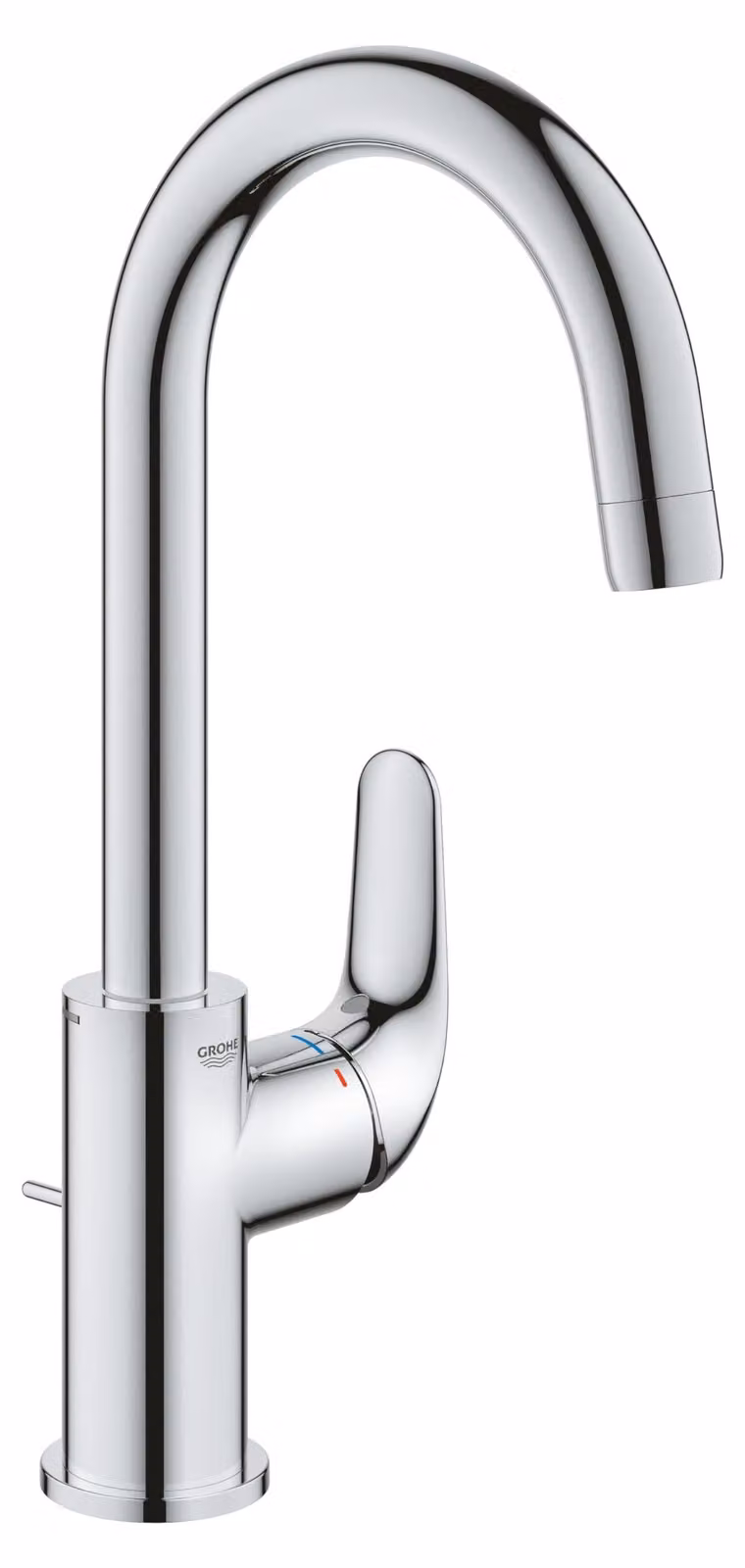 Miscelatore per lavabo, 31 cm, cromato, con piletta di scarico a tirante, serie EcoJoy
