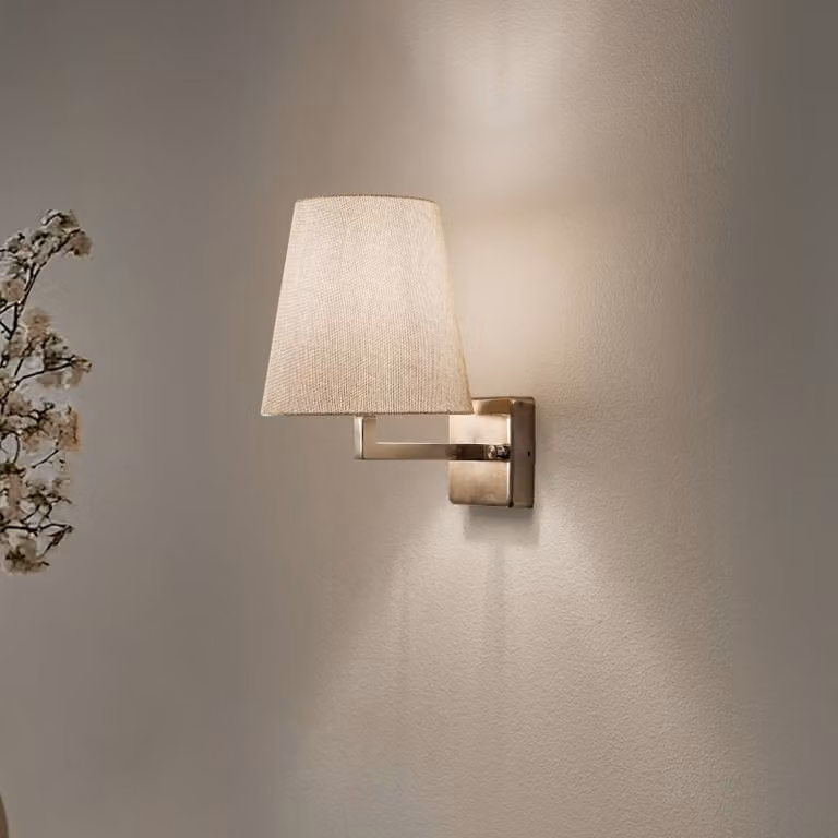 Applique da parete Profil Opviq, dimmerabile, Ottone / Oro, Soggiorno / Sala da pranzo, Metallo, Applique