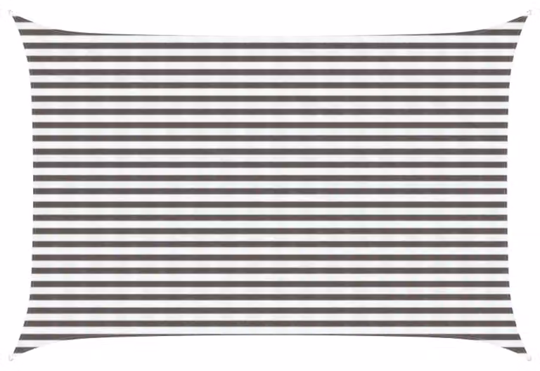 Telo Ombra Grigio chiaro e bianco 3 x 4,5 m HDPE