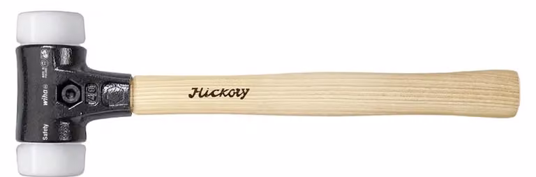 Wiha 26647 martello Mallet nero, bianco, legno
