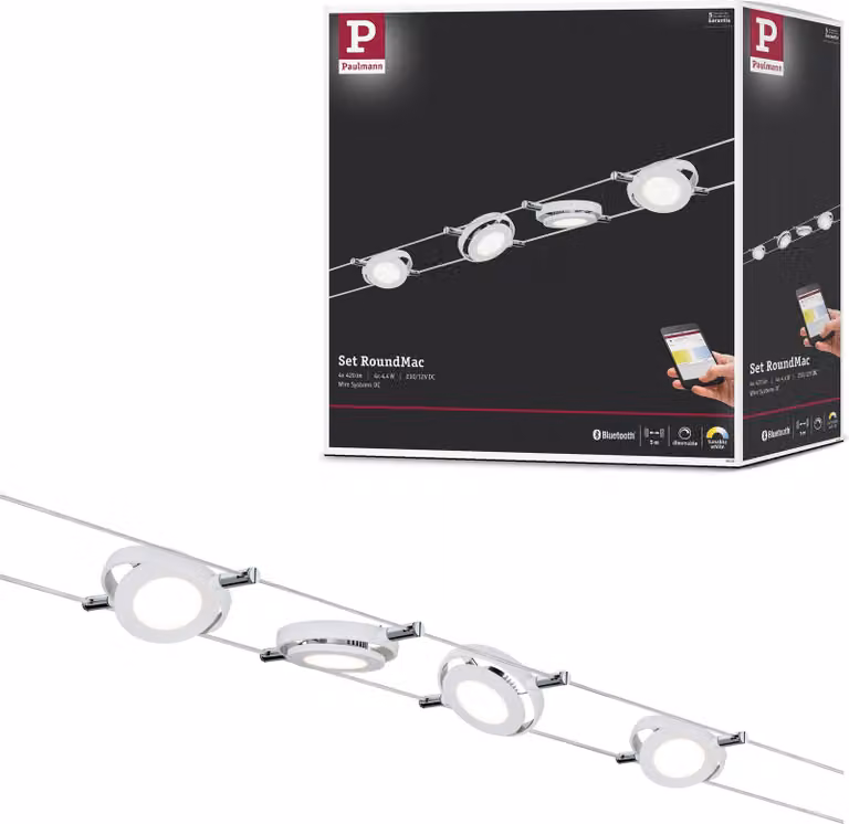 Sistema di cavi LED Paulmann Set base RoundMac