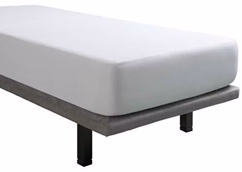 Coprimaterasso, antibatterico, impermeabile, 150x200 cm, in cotone felpato