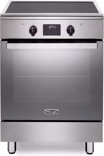 Cucina elettrica con induzione e forno a convezione De'Longhi DMX 64 INL TC2 in acciaio inox color argento L 60 cm x P 60 cm