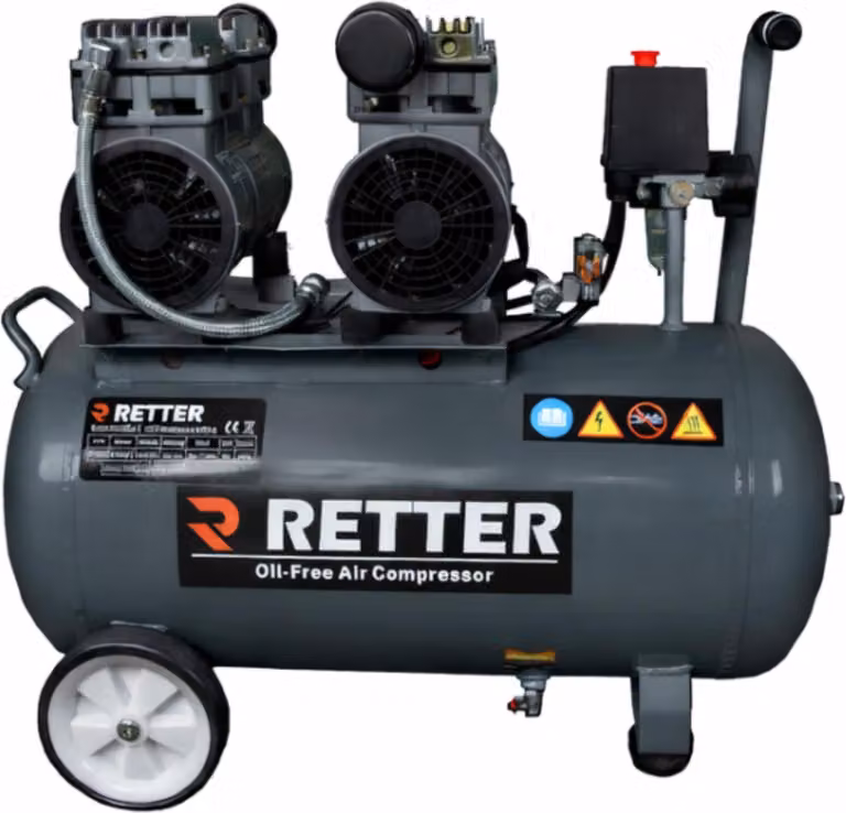 RETTER RT1050 Compressore silenzioso 50 L / 8 bar