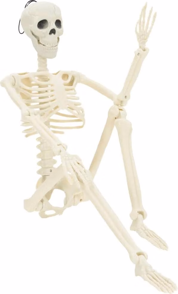 Scheletro di Halloween 2 pcs Bianco 85 cm PVC