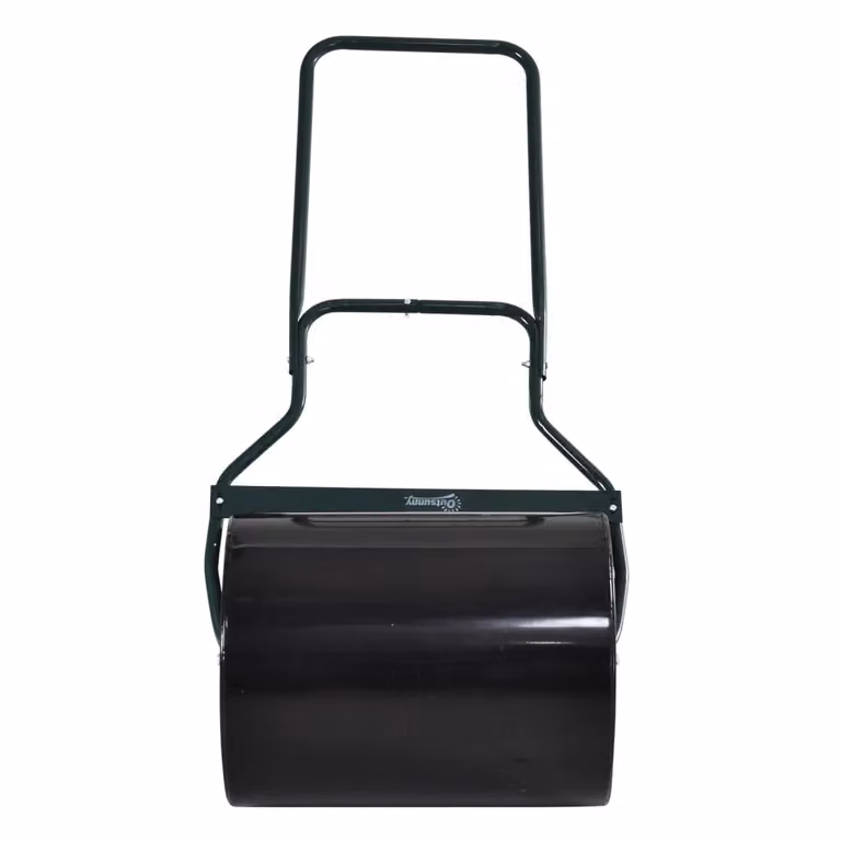Rullo da Giardino XYLO in Metallo Nero Impermeabile con Serbatoio da 60L H 123 x L 57 x P 40 cm