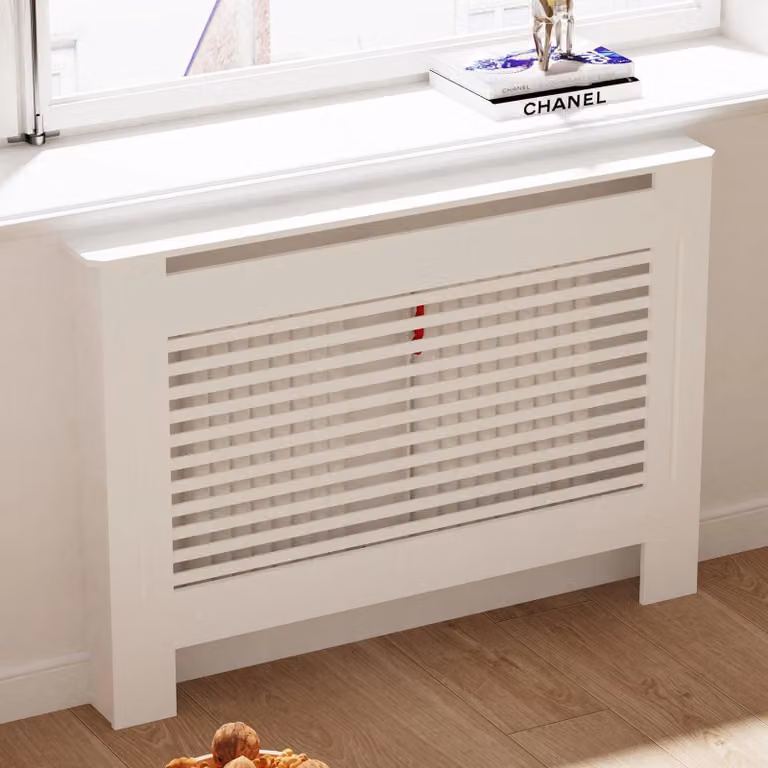 Rivestimenti per radiatori - Coperture per radiatori - Arredamento per soggiorno - Stile moderno minimalista - Design orizzontale