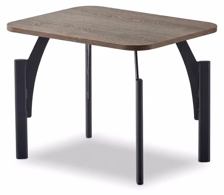 Tavolino da divano, tavolino da caffè, design moderno, semplice, color marrone, funzionale, versatile