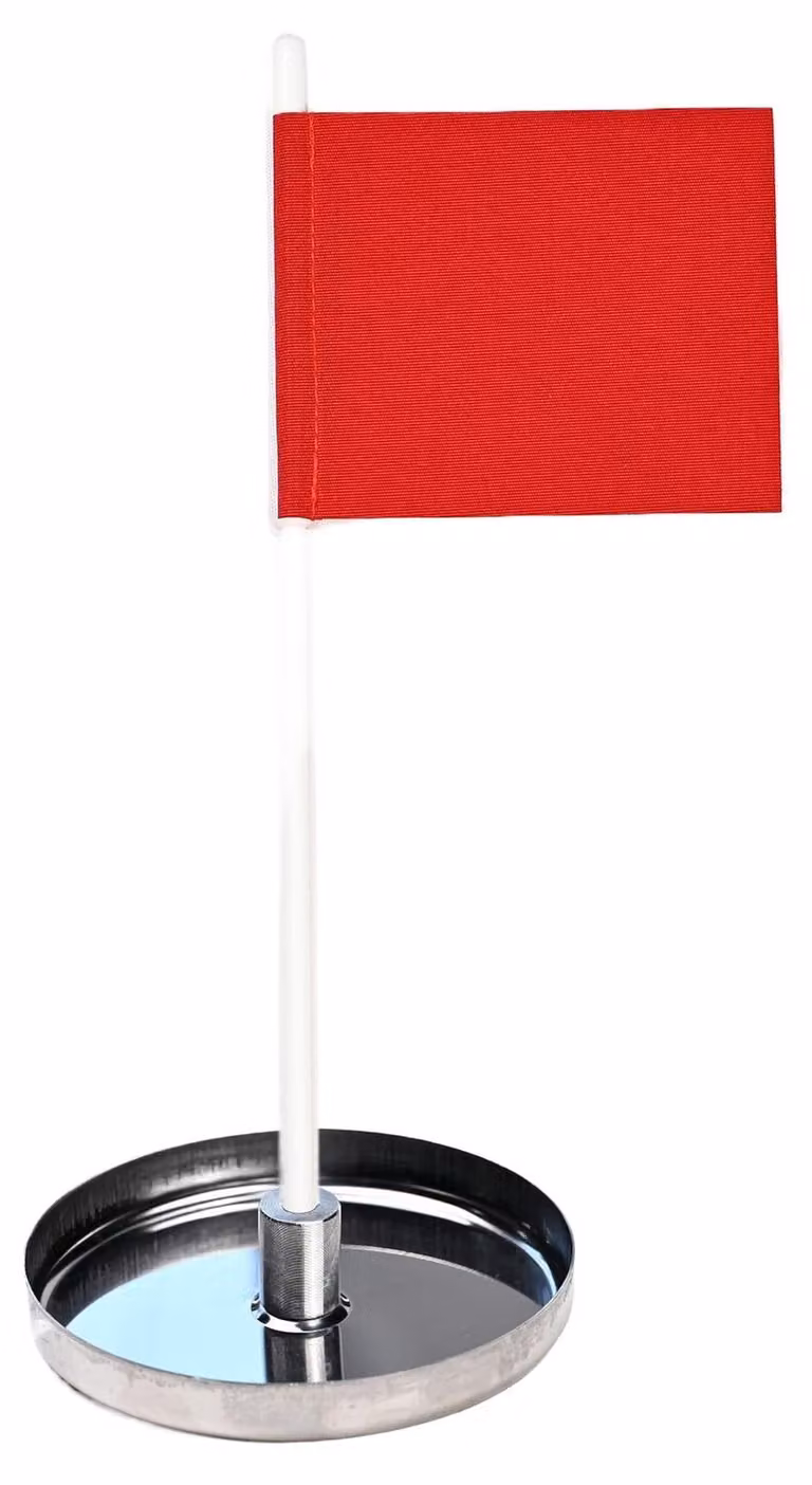Albero portatile per bandierine da golf, ideale per l'allenamento