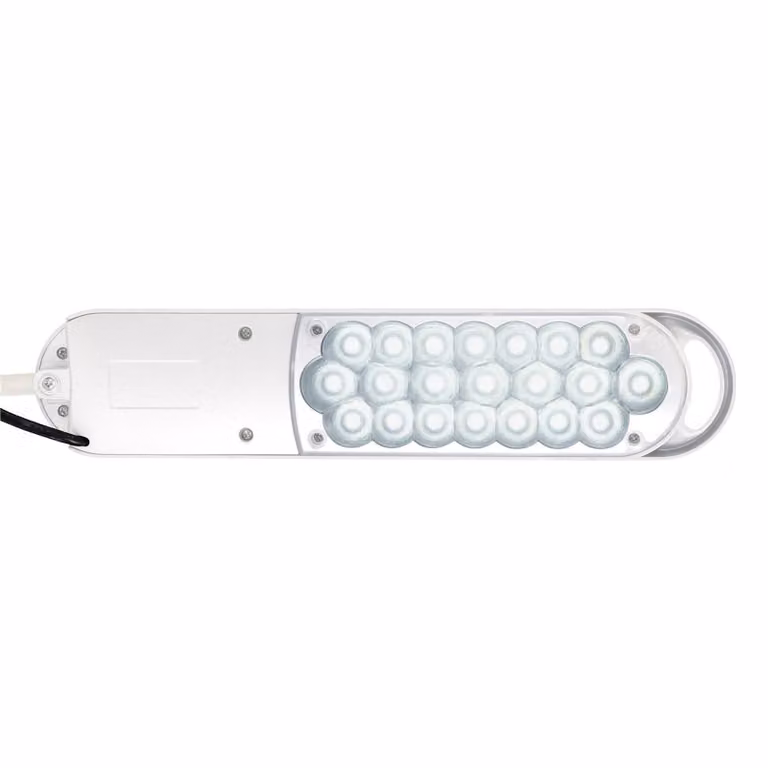 Maul Lampada da scrivania con morsetto MAULatlantic, Bianco / Opale, Studio / Ufficio, Metallo, Moderno, Lampada con morsetto