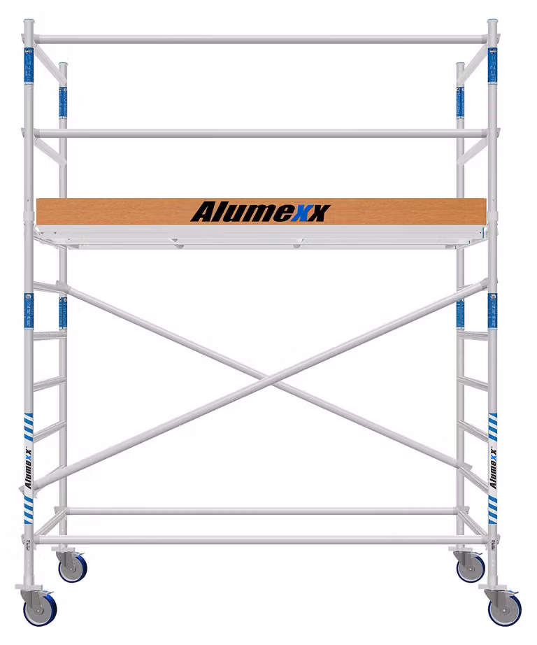 Telaio base Rolsteiger - Larghezza 135 cm - Altezza di lavoro 4,2 metri - Alluminio - Piattaforma elevatrice