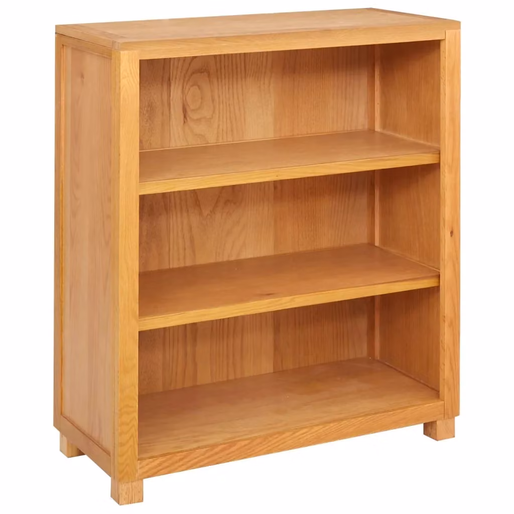 Armadietto moderno vidaXL in legno di quercia e pino marrone con ripiani interni L: 80 cm, P: 35 cm, H: 95 cm – 2