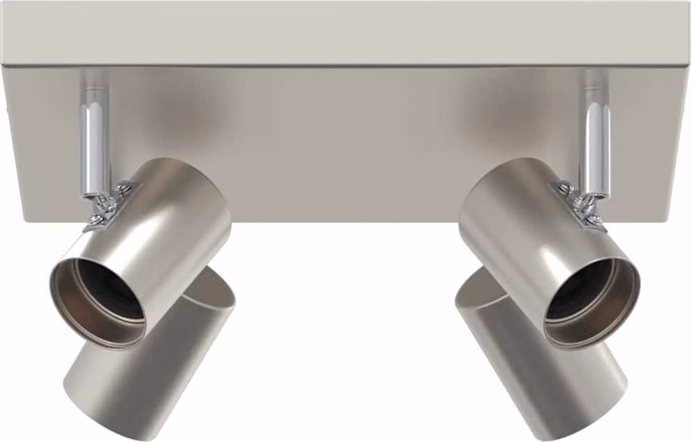 Faretto da soffitto Nichel 26,5 x 26 x 11,5 cm Metallo