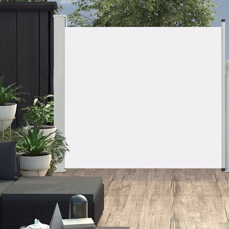 The Living Store Tenda laterale estensibile 170×300 cm crema