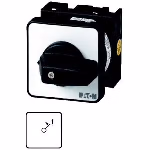 Eaton Pulsante di accensione, T0, 20 A, da incasso, 1 unità, contatti: 2, funzione a pulsante in posizione 1, 45°, a pulsante, con ritorno da 1, I 1, codice articolo 15322 010382