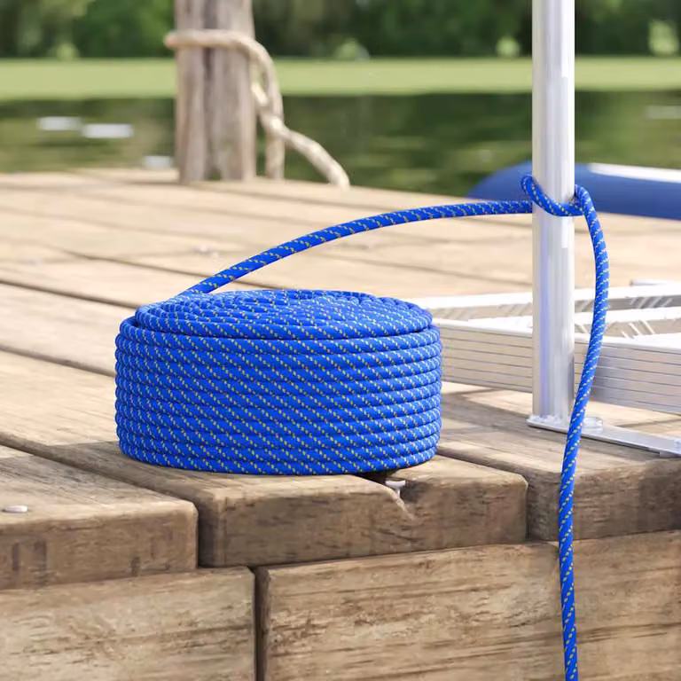 Corda marina in polipropilene blu vidaXL, diametro: 10 mm, lunghezza: 50 m