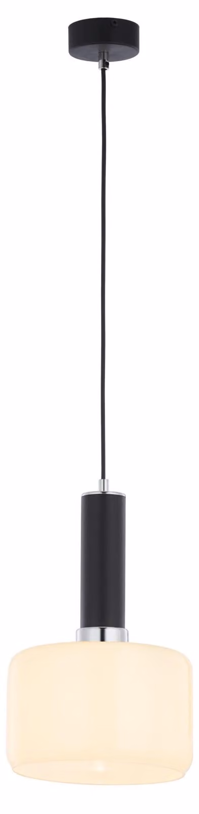 Lampada a sospensione VANES bianco e nero 1xE27x40W in metallo, dimensioni: 80x20x20 cm, IP20, Jupiter