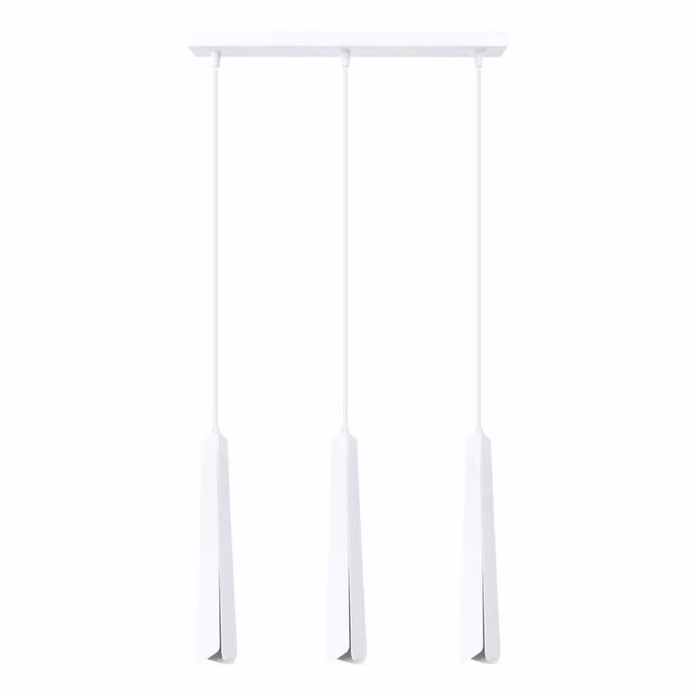 Lampada a sospensione PRYSM 3L bianco 3xG9 8W acciaio 120x5x45cm Sollux Lighting