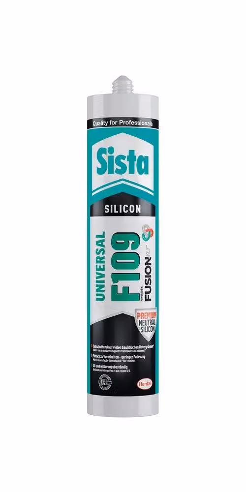 Sigillante siliconico F109 Fusion antracite Cartuccia da 300 ml SISTA