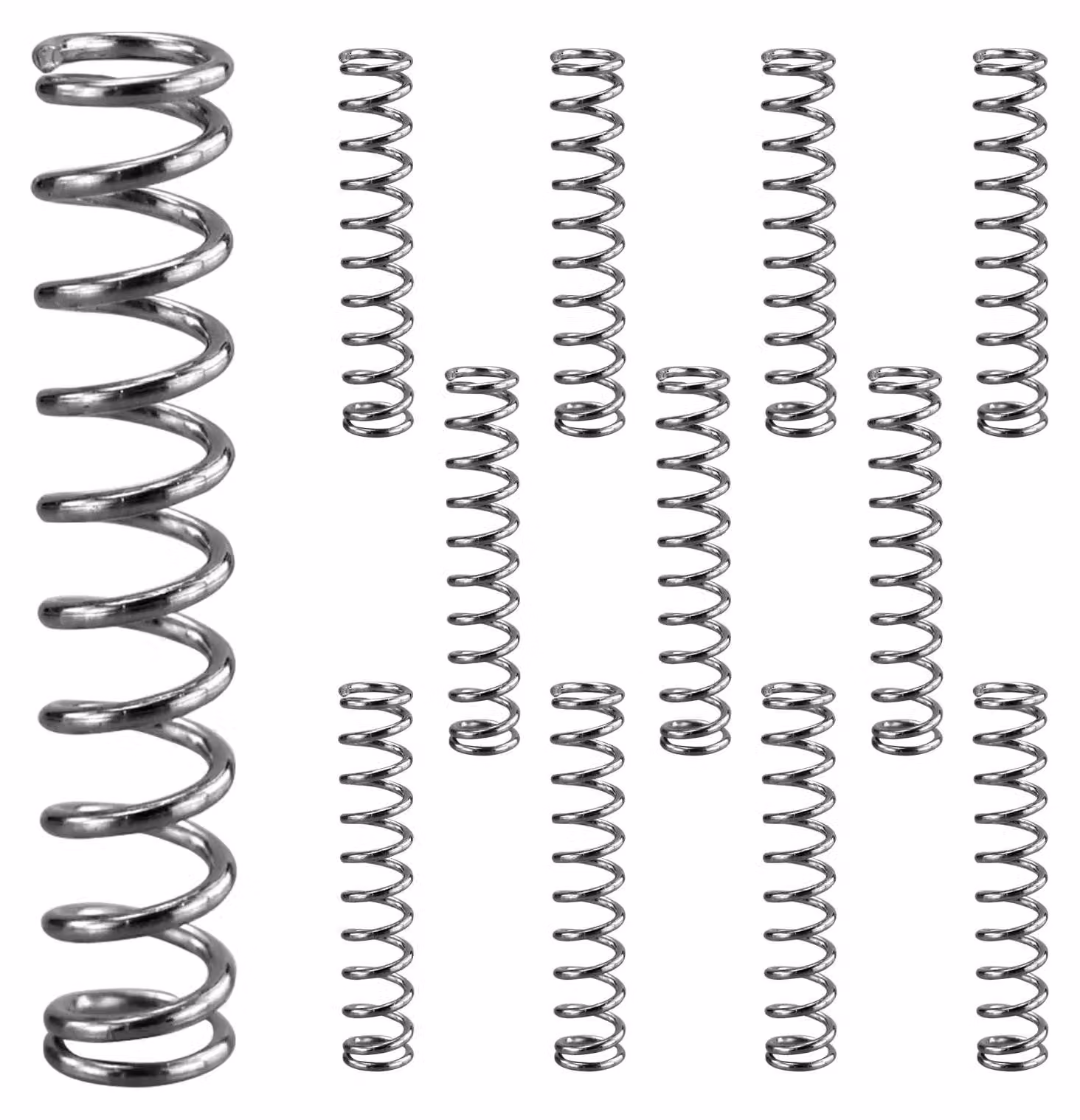 Molle a balestra, 12 pezzi, dimensioni 1x7x35 mm, acciaio inossidabile 304, molle di ricambio